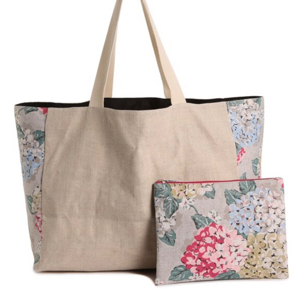 DSW Floral Print Tote Weekend Beach Gym Bag
